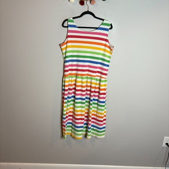 Vintage 1990's colorful striped Minnie Mouse dress - Picture 7 of 7